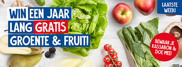 Win een jaar lang gratis groente & fruit!